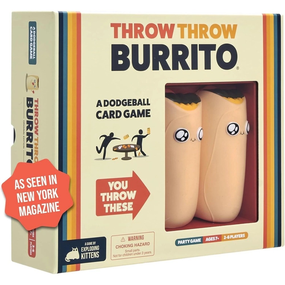 Throw Throw Burrito by Exploding Kittens - A Dodgeball Card Game